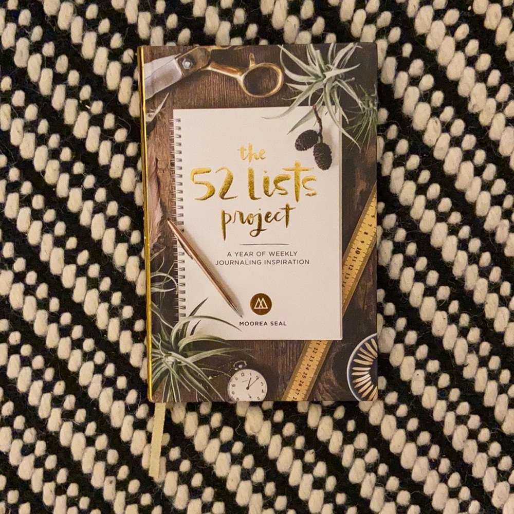 The 52 Lists Project Book Weekly Journal